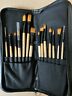 6930154515126 Bianyo Watercolor Gouache Oil Paint Brushes Set Red