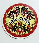 7.5 Amish Sign Dutch - Real Hex "welcome " German Pennsylvania