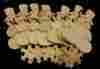 7-unpainted Artistic Craft Supply Sectional Snowmen