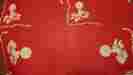 7001 Tri-chem Trichem Liquid Embroidery Red Christmas Candle Table Runner 2 Placemats