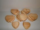 600bu 700bu Heart Shaped Demis Products Lot Of 16 Unfinished Wooden Stand Plaque Items Art Craft Decor