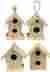 728331 Creative Hobbies Mini 4 Inch Tall Birdhouse Set Of Styles Unfinished Wood 617237783677