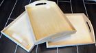 729503119148 Ehi Piece Set Unfinished Accent Or Serving Natural Wood Trays