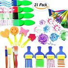 72961 Misscrafts Sponge Brush For Painting Early Learning Brushes Rollers Stamps