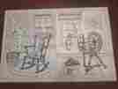 7343 Tri-chem Trichem 2 Pictures Liquid Embroidery Paint Home Sweet 9x12 Ea Country