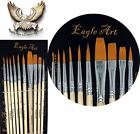 740931882527 Eagle Art Artist Paintbrush Set Pieces Round Pointed