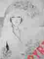 7483 Tri Chem Morning Glory Elegant Lady Picture To Paint Liquid Embroidery