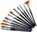 75857 Outop Paintbrush Set 12 Piece Watercolor Paint Art Supplies New 741755175857