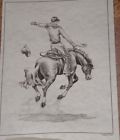 7756 Picture To Paint Bucking Broncho Vintage