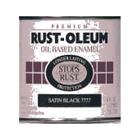 20066777777 7777 730 Rustoleum Stops Rust Pint Satin Black Protective Enamel