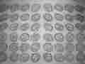 7951 Tri Chem 24 Or 48 Stained Glass Christmas Tree Ornaments Liquid Embroidery