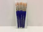 8 Blick Scholastic Golden Taklon Paint Brushes Round 741389047001