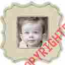 6333561 80049 Cream We R Memory Keepers Decorative Wooden Frame 7.5 X7.5 4 X4 Photo 633356800491