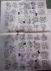 8085  Disney Characters Double Sided Ornaments