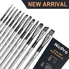 81913 Nicpro Art Supplies Pcs Paint Brushes Acrylic Brush 610025881913