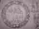 8247 Tri Chem L Madonna Child 3-d Picture To Paint Wreath Della Robia Nos