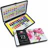8264 Watercolor Paint Set With Brushes And Vibrant Color 800265952911