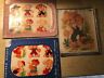 866 877a Vintage Meyercord Decals Matching Packages Teddy Bear Gardener Themed