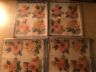 884c Vintage Meyercord Decals Matching Packages Pink Yellow Water Lily Themed