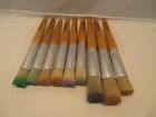 34058 9 34088 Set Natural Used Plaid Brushes Stencil The