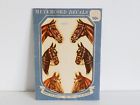 900-b Meyercord Rare Vtg 40s Horse Heads Decal 6 Decals In One Sheet Retro