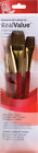 9122 Princeton Artist Brush Realvalue Natural Camel Brushes Set Of 3 757063918567