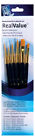 9132 Princeton Artist Brush Realvalue Golden Taklon Brushes Set Of 6 757063918611
