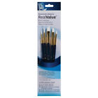 9136 Princeton Artist Brush Co Set White Taklon Round 757063918635