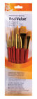 9153 Princeton Artist Brush Realvalue Golden Taklon Brushes Set Of 6 757063918758