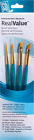 9173 Princeton Artist Brush Realvalue Golden Taklon Brushes Set Of 4 757063918826