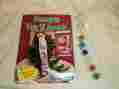 95-1770-00 Santa Christmas Holiday Stocking Bernat Vtg 1995 Homespun Tole N Accents Long Tall Kit