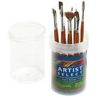9531 Pro-art Artist Select Short Handle Brush Tub Assortment 12 Pkg-natural Ox Hair 064984095315