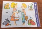 A-50 Decoral Vintage Hand Painted Effect Decals Decorcal Kids Animals Nip