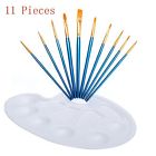 A00018 Dreamze Paint Filbert Paintbrushes 725186874305