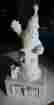 A80519 Santa With Calendar Blocks The Artist S Club Raw Resin 8 Tall Artists Set Of 3 New