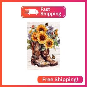 A2503 A8menx0 Sunflower 5d Diamond Art Painting Kits For Adults Large Easy Pa