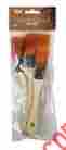 Abp106 Alvin And Co Flat Handle Brush Set Of 3 088354810704