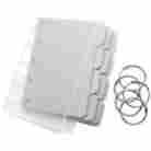 Ac941 Tabbed Chipboard Pages Rings Maya Road W 12 5 Clear 2mm Acrylic Calendar Stand 6.6 X5 895735009417