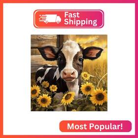 Cs107 Acudotr Diamond Painting Kits For Adults 5d Diy Cow Art Beginn
