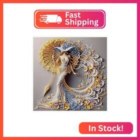 At979 Aiyuanzsh 5d Special Shaped Diamond Painting Kit - Charming Goddess Design Uniq