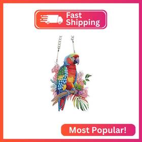 Hgj137 Aiyuanzsh Animal Parrot Diy Acrylic Diamond Art Painting Pendant Kits Special Sh