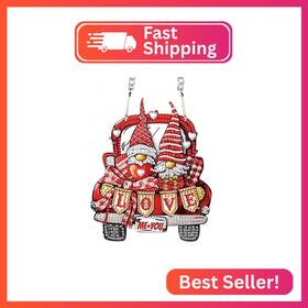 Hgj265 Aiyuanzsh Diy Diamond Art Painting Hanging Pendant Gnome 5d Special Shape Crystal
