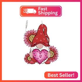 Hgj267 Aiyuanzsh Love Gnome Diamond Painting Hanging Ornament Diy 5d Art Penda