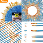 Al-pb-01 Alook Paint Brush Set Pcs Nylon Hair Brushes For All