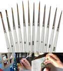 Amazingstuffforyou Acrylic Paint Brushes Synthetic Bristles Painting Art 12 Set Artists Hobbyists 708325423855