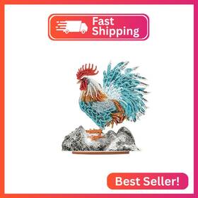 Sa2012 Antor Animal Rooster Diamond Painting Desktop Ornaments Kit For Adults Beginner
