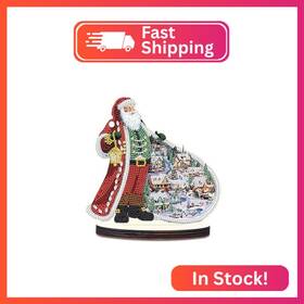 Sdj057 Antor Christmas Santa Claus Table Top Diamond Painting Kits Special Shaped Crys