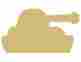 Armytank-1 Diverse Woodworking Llc Army Tank Style 1 Unfinished Mdf Wood Cutout Variety Sizes Usa Made Home Decor