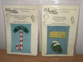 Pp-0502 Art & Woodcrafters Supply Reason For The Season - Mittens Ready To Paint / Tole Painting Wood Kit Diy