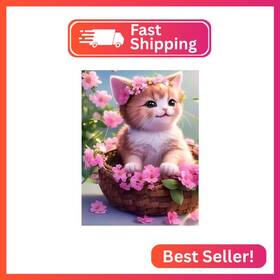 Artmyrui R012-30x40 Cat Diamond Painting Kits For Adults Diy Animal Art 5d Flo